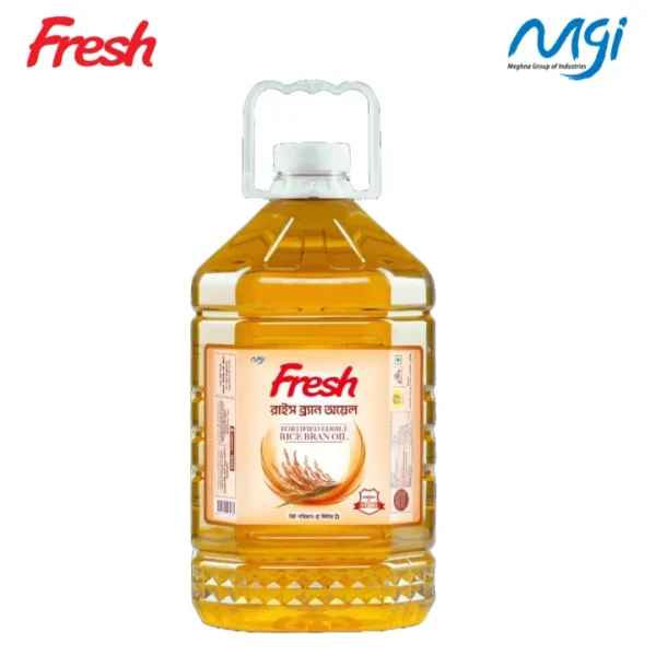 Fresh Rice Bran Oil - 5 Ltr