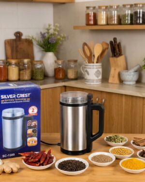 Silver Crest NM-8800 Electric Grinder Stainless Steel Mini Blender