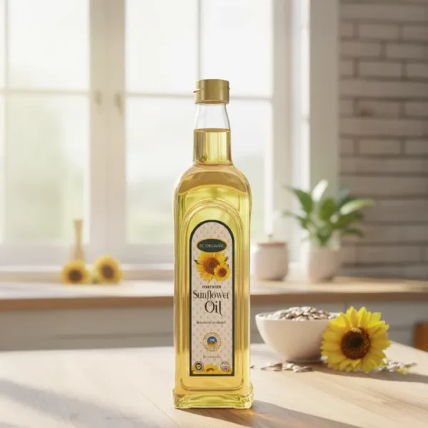 EC Organic Sunflower oil 1 Liter Pet Bottle