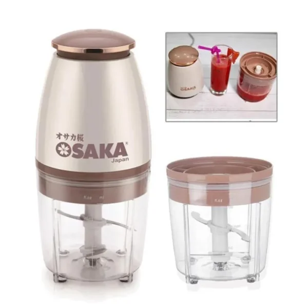 OSAKA &SAMURAI Multi-Purpose Blender Japan Meat Grinder - Bottom Grinder - Super Fast Fruit, Blender 750ml Grinder