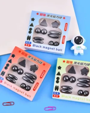 Pcs Polished Black Magnetic Balls – Fun Toy Game for Kids